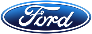 ford logo big on white
